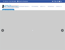 Tablet Screenshot of gardencityvet.com